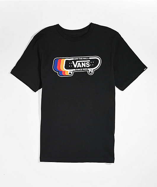 Vans Skate Since 1966 camiseta negra para niños