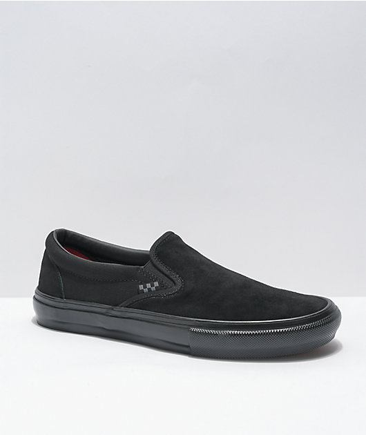 Vans Skate Slip-On Black Skate Shoes