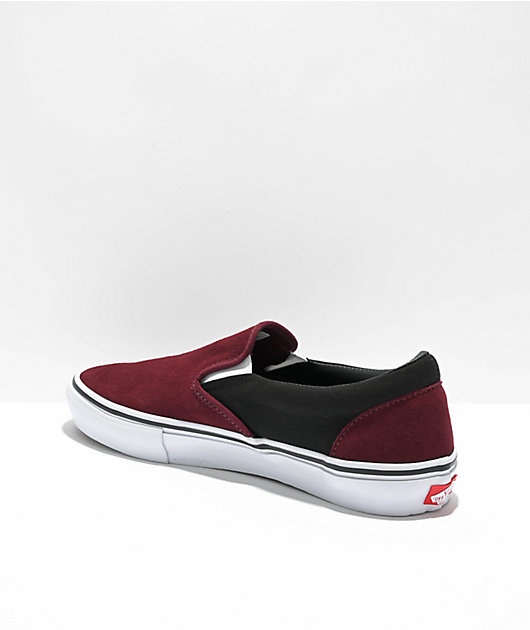 Vans Skate Slip-On Port & Black Skate Shoes