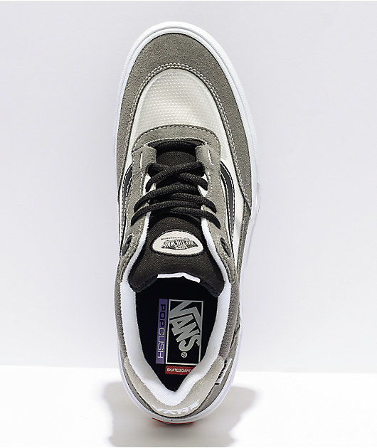 Vans Skate Wayvee Gray & White Skate Shoes