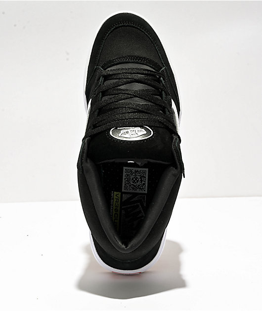 Vans Skate Zahba Mid Black & White Skate Shoes 