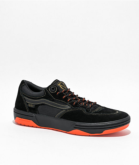 Vans Skate x Spitfire Rowan 2 Black Flame Skate Shoes Zumiez