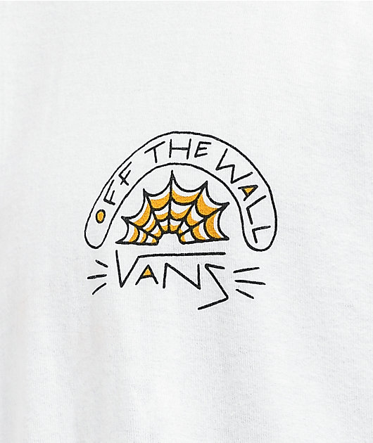 Vans Sketchy Webs White Long Sleeve T-Shirt