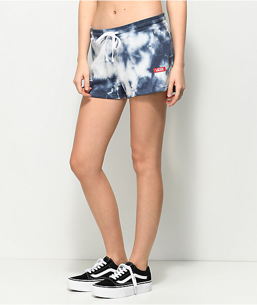 vans tie dye shorts mens