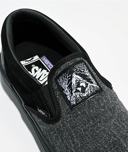 Vans Slip-On BMX Fast & Loose Black Marl Shoes