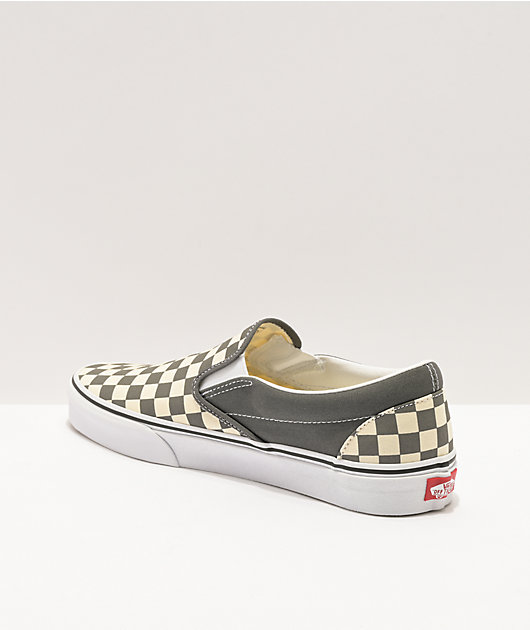 Pewter sale checkered vans