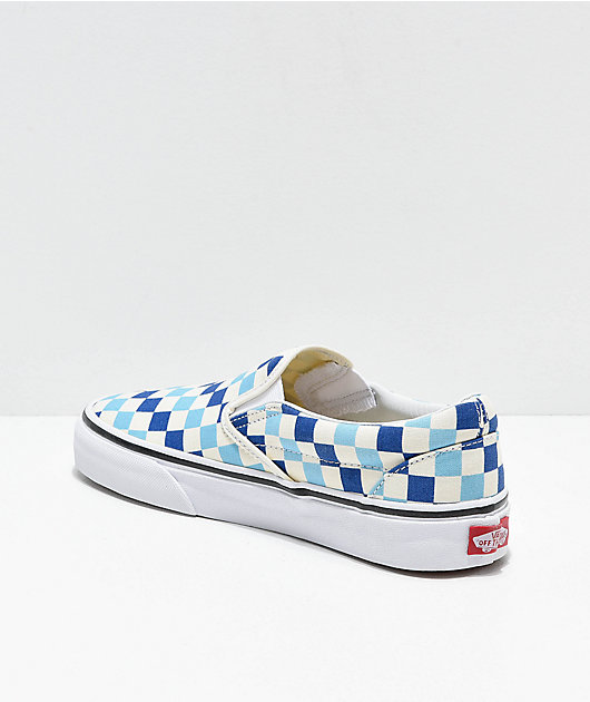 baby blue vans with checkers