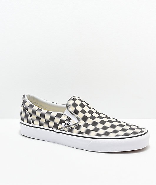 vans blue black checkered