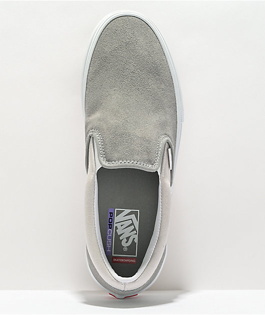 Vans Slip-On Cloud Grey Skate Shoes