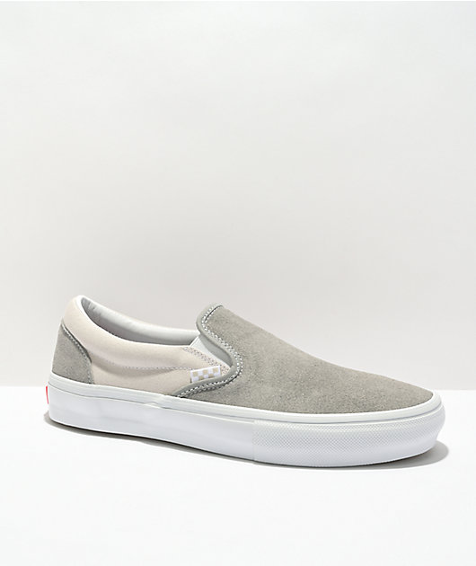 Vans Slip-On Cloud Grey Skate Shoes |