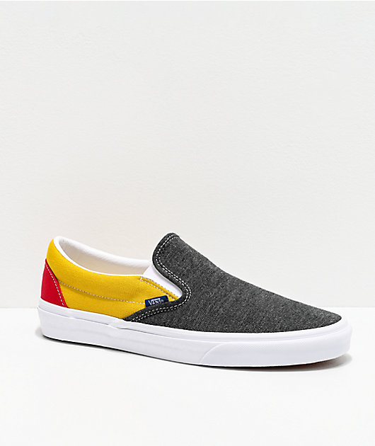 vans negros slip on