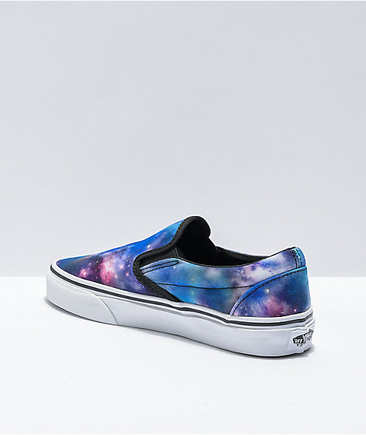 vans galaxy print shoes