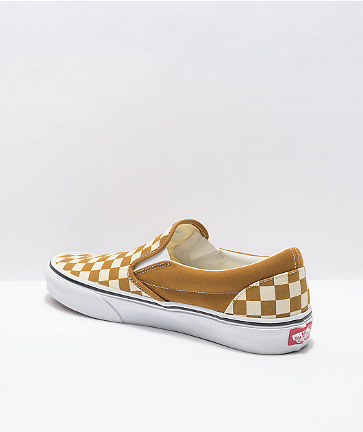 vans shoes checkered slip on