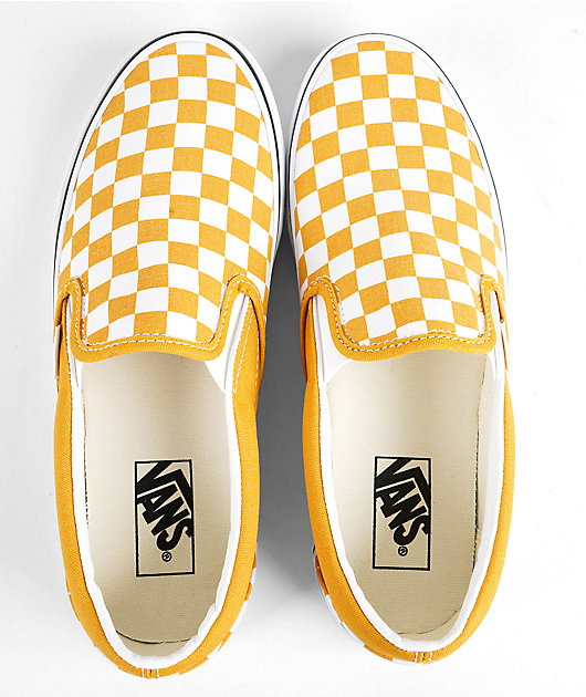 Vans Slip-On Golden Yellow Skate Shoes