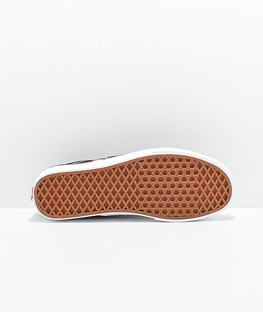 vans slip on mashup flame