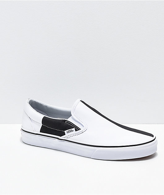 Vans Slip-On Mega zapatos de de cuadros negros