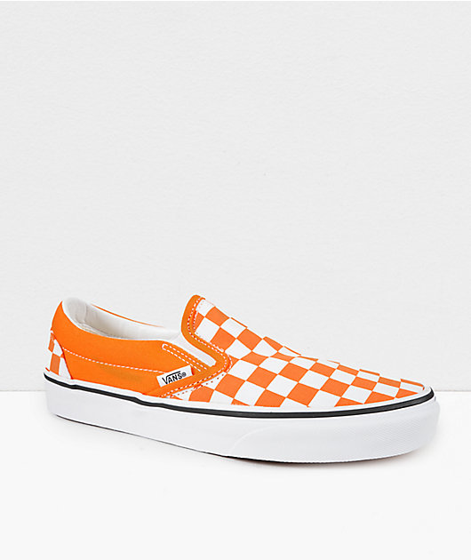 Vans Slip-On Orange Tiger Skate Shoes