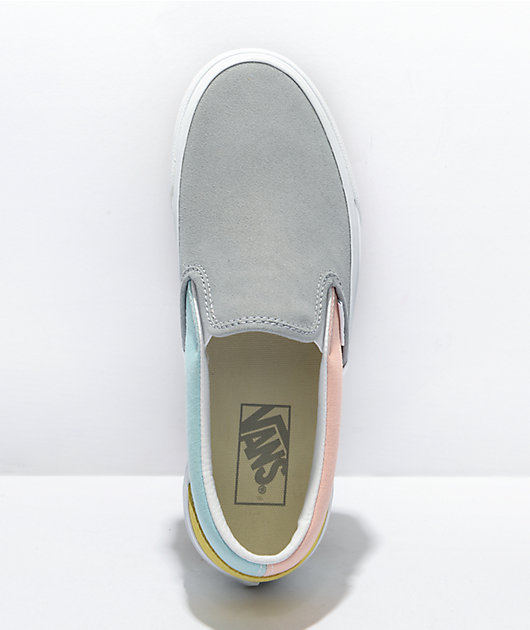 appel Daarbij smal Vans Slip-On Pastel Colorblock Platform Shoes