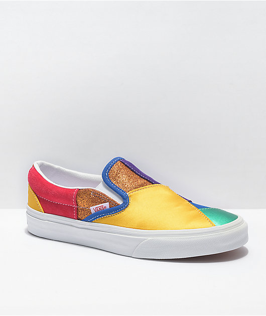 Vans Slip-On Pride Patchwork Skate Shoes