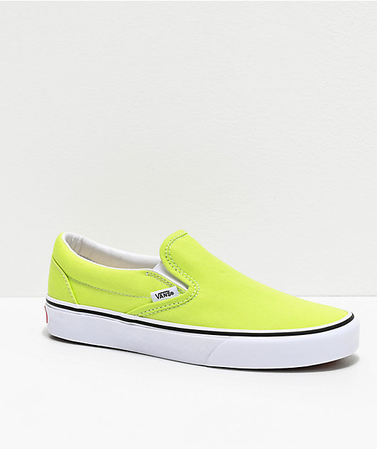 vans neptune green slip on