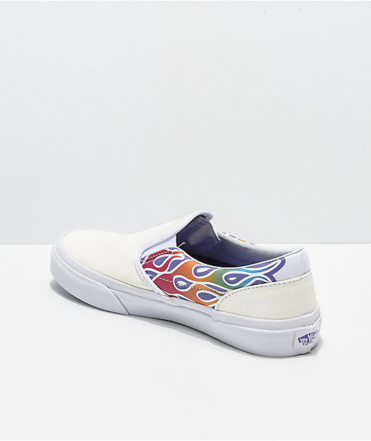 Sparkle Flame Rainbow Skate Shoes | Zumiez