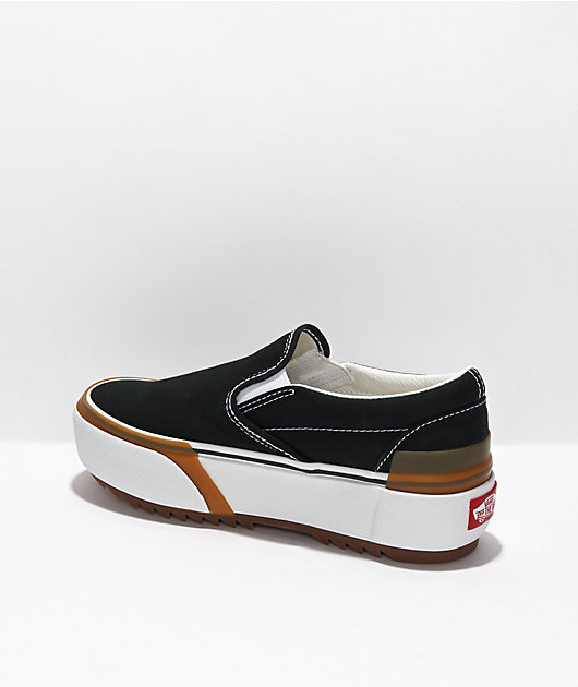 Platform vans gum clearance sole