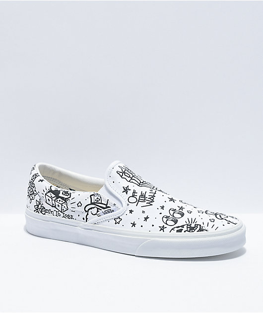 zumiez white vans