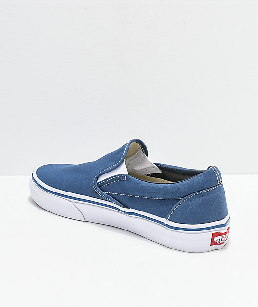 Vans Slip-On zapatos de skate azul marino