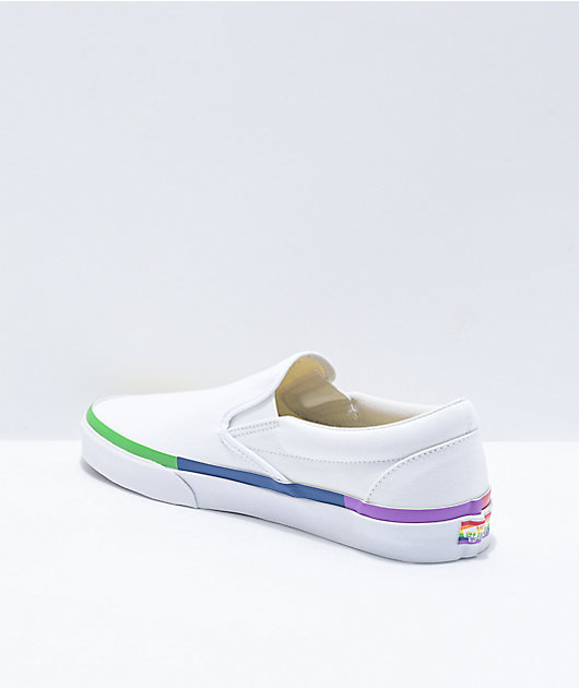 zapatos vans arcoiris white