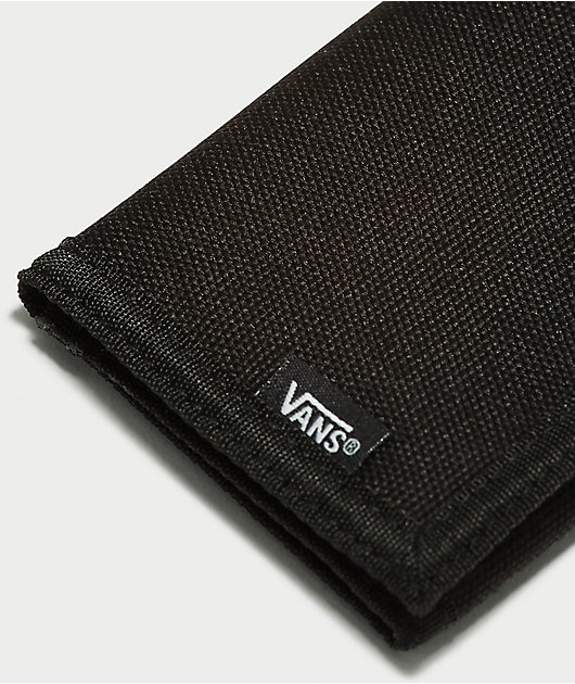 Vans Slipped Black Tri-fold Wallet