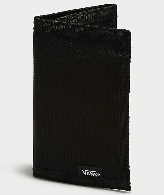 Vans Slipped Black Tri-fold Wallet