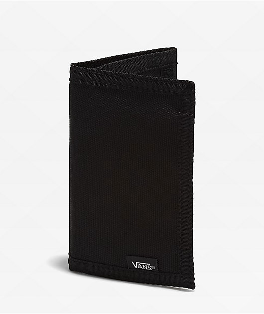 Vans Slipped Black Trifold Wallet | Zumiez