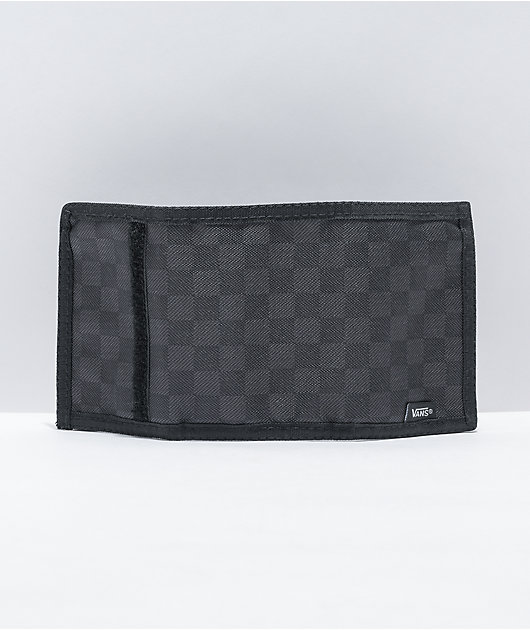 Vans Slipped Grey & Black Checkerboard Trifold Wallet