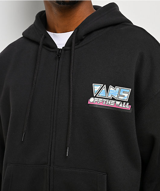 Vans Slopes Up Black Zip Hoodie