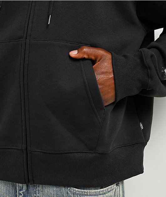 Vans Slopes Up Black Zip Hoodie