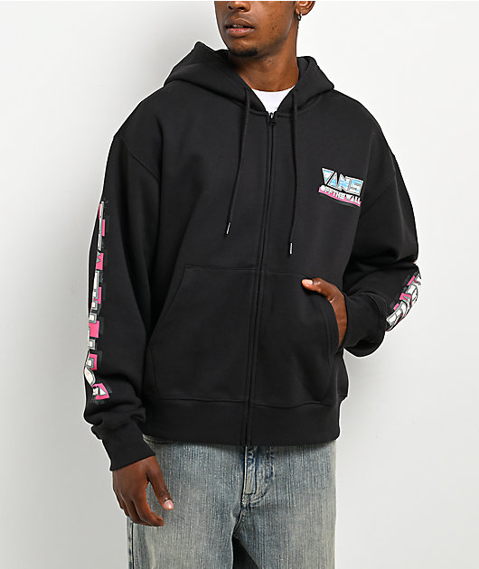 Vans Slopes Up Black Zip Hoodie
