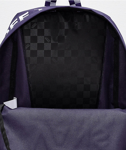 Vans Sporty Realm Red Checkerboard Backpack IUCN Water