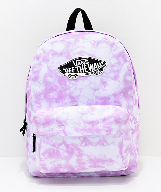Vans Realm mochila con lavado violeta