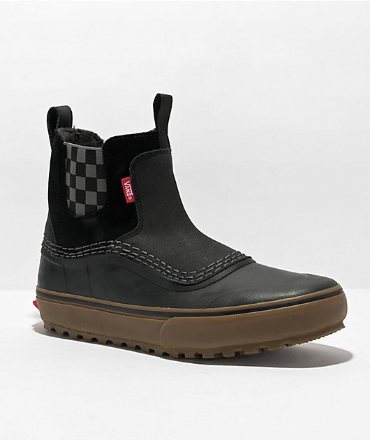 Vans Standard Mid MTE Black & Gum Chelsea Boots | Zumiez display picture 3