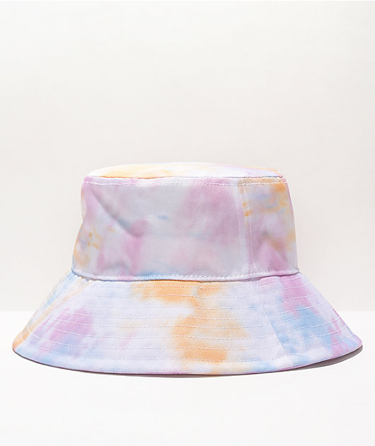 Vans Step Up White & Multi Tie Dye Bucket Hat