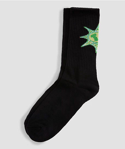 Vans Stowers Black Crew Socks