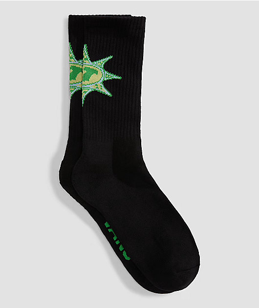 Vans Stowers Black Crew Socks