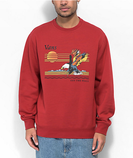 Red vans sweater online