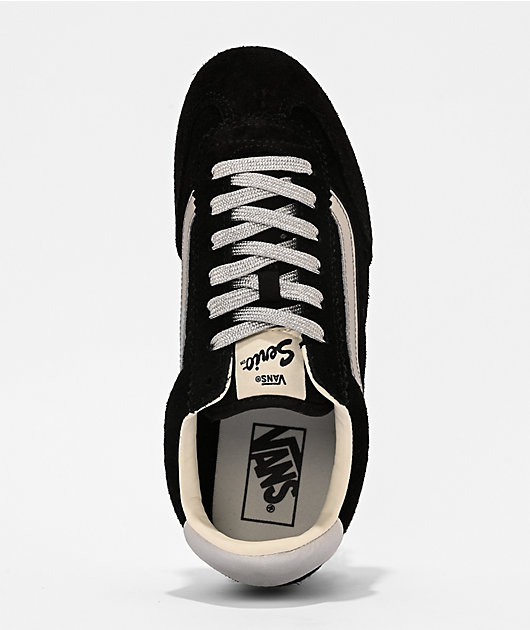 Vans Super Lowpro Black & Silver Grey Shoes