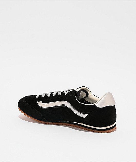 Vans Super Lowpro Black & Silver Grey Shoes