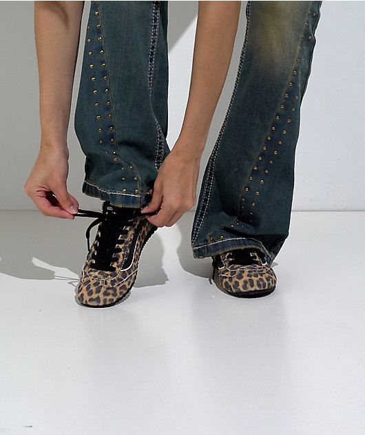 Vans Super Lowpro Leopard Print Shoes video
