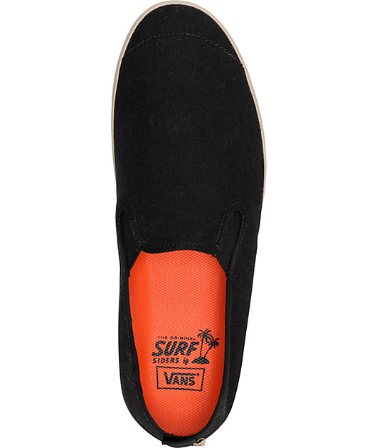 Vans Surfjitsu Black \u0026 Khaki Hemp Slip 
