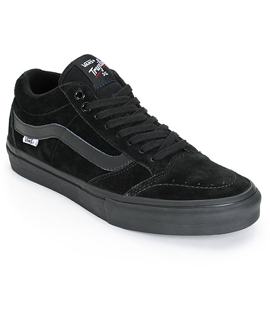 Vans TNT SG Blackout Skate Shoes | Zumiez