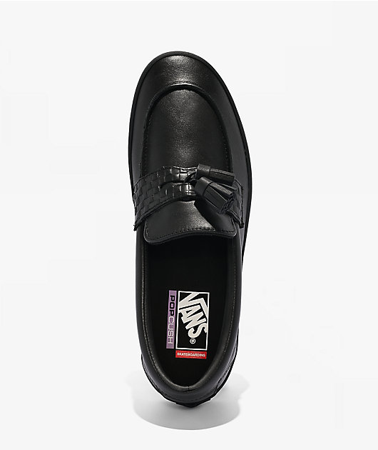 Vans Tassel Black Loafer Skate Shoes