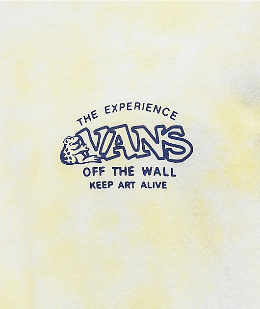 Vans The Experience Green & Gold Tie Dye Long Sleeve T-Shirt